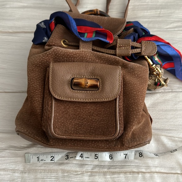 Gucci backpack  brown leather small version - Picture 9 of 10